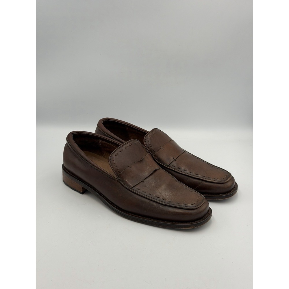 H.S. Trask Choteau Loafer Brown Leather Penny Loafers Men's Size 8M